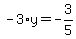 -3%2Ay=-3%2F5