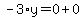 -3%2Ay=0%2B0