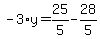 -3%2Ay=25%2F5-28%2F5