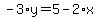 -3%2Ay=5-2%2Ax