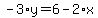 -3%2Ay=6-2%2Ax