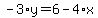 -3%2Ay=6-4%2Ax