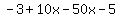 -3%2B10x-50x-5%29=-8-50x%2B5