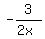 \"-3%2F%282x%29\"