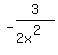-3%2F%282x%5E2%29