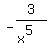 -3%2F%28x%5E5%29