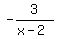 -3%2F%28x-2%29