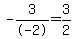 -3%2F-2=3%2F2
