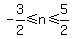 -3%2F2%3C=n%3C=5%2F2