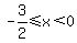-3%2F2%3C=x%3C0