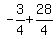 -3%2F4%2B28%2F4