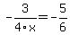 -3%2F4x=-5%2F6