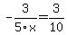 -3%2F5x=3%2F10