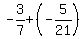 -3%2F7%2B%28-5%2F21%29