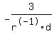 -3%2Fr%5E-1d