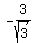 -3%2Fsqrt%283%29