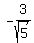 -3%2Fsqrt%285%29