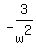 -3%2Fw%5E2