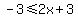 -3%3C=2x%2B3