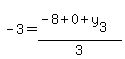 -3=%28-8%2B0%2By%5B3%5D%29%2F3