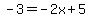 -3=+-2x%2B5