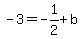 -3=-1%2F2%2Bb