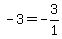 -3=-3%2F1