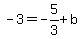 -3=-5%2F3%2Bb