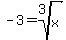 -3=root%283%2Cx%29