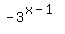 -3%5E%28x-1%29