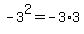 -3%5E2+=+-3%2A3