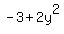 -3+%2B+2y%5E2