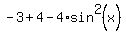 -3+%2B+4+-+4%2Asin%5E2%28x%29