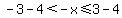 -3-4%3C-x%3C=3-4