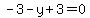 -3-y%2B3=0