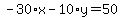 -30%2Ax-10%2Ay=50