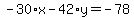 -30%2Ax-42%2Ay=-78