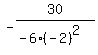 -30%2F%28-6%28-2%29%5E2%29
