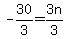 -30%2F3=3n%2F3