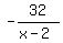 -32%2F%28x-2%29