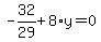 -32%2F29%2B8%2Ay=0