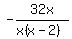 -32x%2F%28x%28x-2%29%29