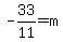 -33%2F11=m