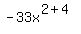 -33x%5E%282%2B4%29