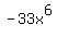 -33x%5E6