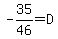 -35%2F46+=+D