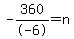 -360%2F-6=n
