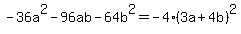 -36a%5E2-96ab-64b%5E2=-4%283a%2B4b%29%5E2