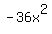 -36x%5E2