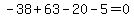 -38%2B63-20-5=0